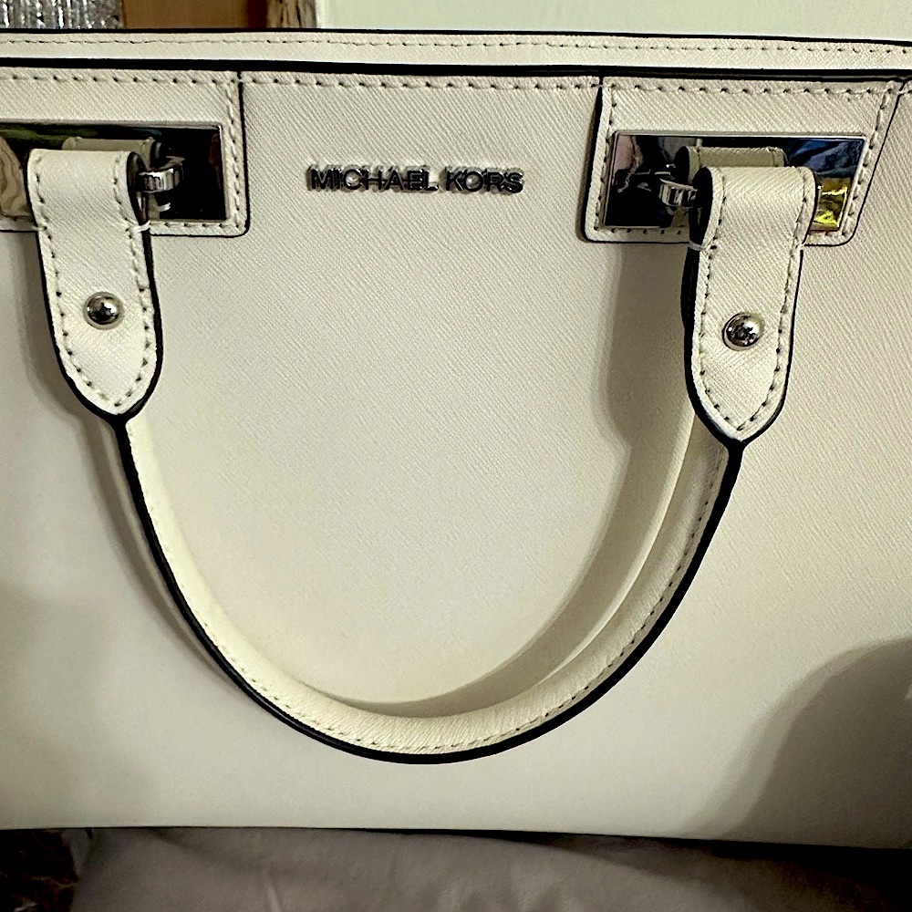 White Michael kors purse brand new